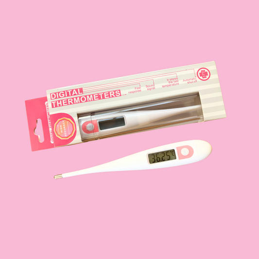 Using a basal body thermometer to track ovulation