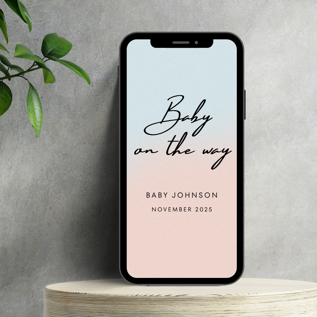 Pregnancy announcement bundle - instant download